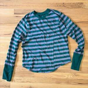 Maeve Anthropologie Long Sleeve Striped Tee